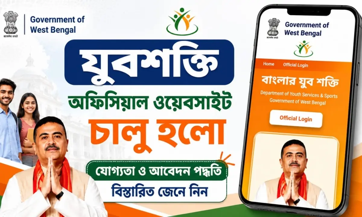 যুবশক্তি অফিসিয়াল ওয়েবসাইট চালু হয়ে গেল, কাদের ও কিভাবে আবেদন করতে হবে? সহজে বুঝে নিন